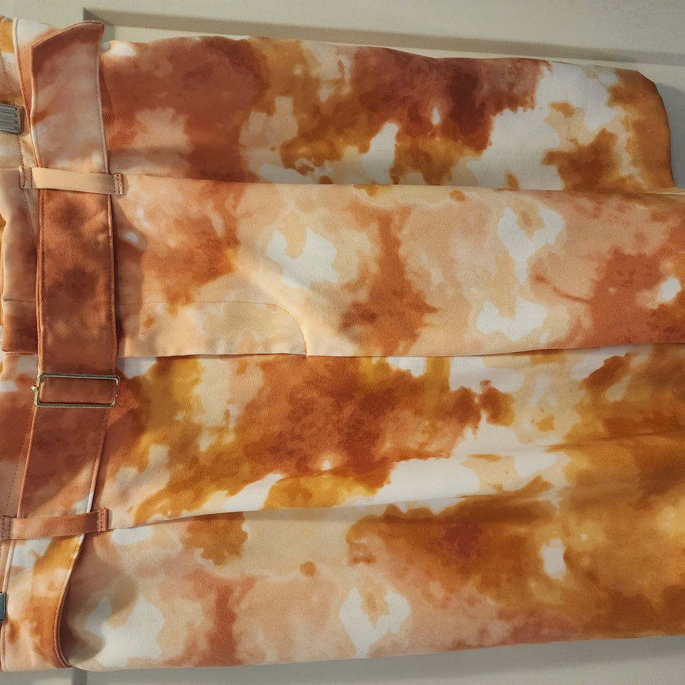 Ann Taylor Factory Orange and White Shorts